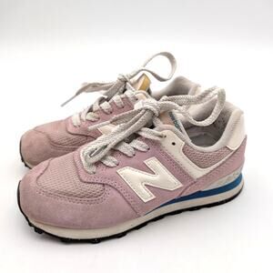 New Balance 574 Youth Girls Running Shoes Twilight Haze Sea Stone Size US12 EU30